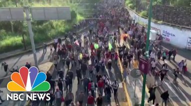 Migrant Caravan: Thousands In Mexico Moving Towards U.S. Border