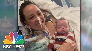 Mother Battling Covid Meets Baby After Giving Birth On Ventilator