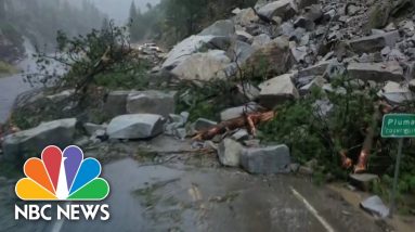Cleanup Underway After 'Bomb Cyclone' Slammed West Coast With Heavy Rain, Wind, Mudslides