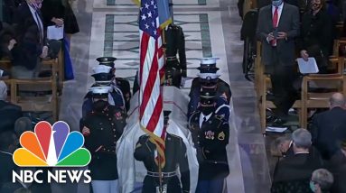 Colin Powell Honored By Former Presidents At Funeral Service