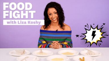 Liza Koshy Tries Plant-Based Cheese *Ultimate Taste Test* | Food Fight | Women's Health