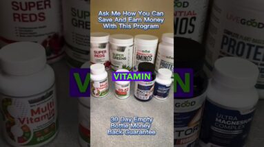 LiveGood Morning Supplement Routine. #livegood #inflamation #supplements #magnesium #reds #greens