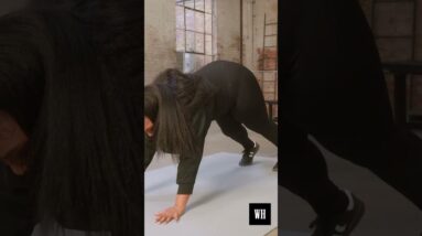 Lizzo has worked really hard on her downward dogs, tight hamstrings & arm cramping are no more!