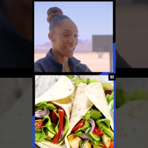 Somewhere A'ja Wilson is prepping for the WNBA Finals by eating a Caesar wrap, & that makes me happy