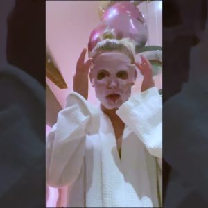 Zara Larsson loves a sheet mask as much as the rest of us  #womenshealth
